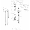 Mitigeur Lavabo Type Coiffeur Complet Florida de Paini France