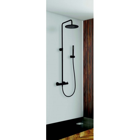 Colonne de Douche Cox PVD Selene 250 Paini avec Bras 350