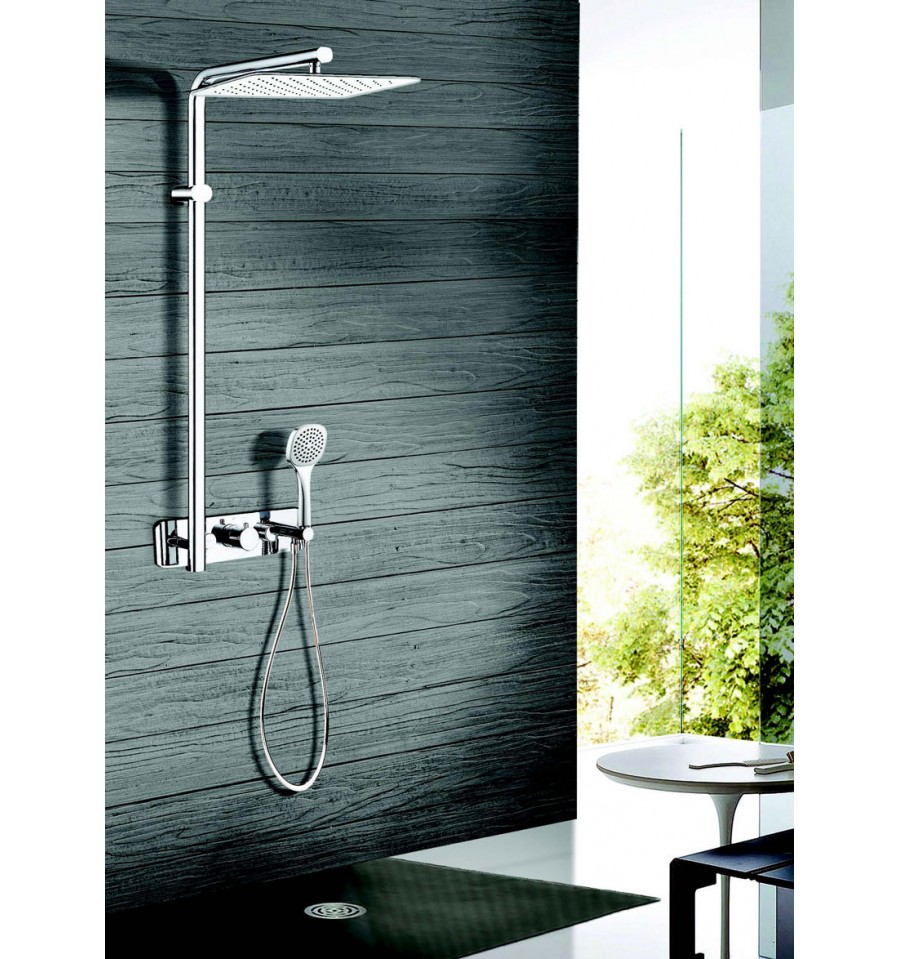 Mitigeur bain/douche sur pied thermostatique Rotondo de Paini pour