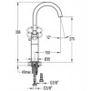 Mélangeur Lavabo Réhaussé Induss Paini France