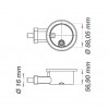 Pompe de Relevage Aspirante Kinefloor+ Watermatic pour Douche de Plain Pied