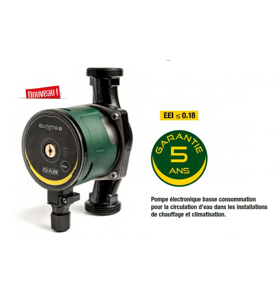 Circulateur Electronique Evosta 2 40-70/180 de Thermador à Prix Fondu