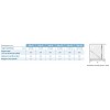Kinestyle Solo Kinedo - Verre Transparent - Paroi de Douche Fixe pour Espace Ouvert