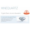 Kinequartz Equerres Solo Kinedo - Verre Transparent Crystal Clean - Paroi de Douche Simple pour Espace Ouvert