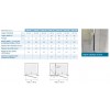 Kinequartz Equerres P Kinedo - Porte de Douche Pivotante Sans Seuil