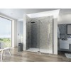 Kinequartz Profilé P Kinedo - Porte de Douche Pivotante Sans Seuil