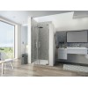 Kinequartz Profilé 2P Kinedo - Double Porte de Douche Pivotante Sans Seuil