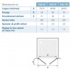 Kinequartz Profilé 2P Kinedo - Double Porte de Douche Pivotante Sans Seuil