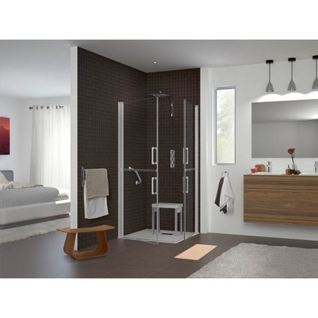 Classic Sésame Kinedo - Paroi de Douche à Ouverture Totale - Adaptée PMR