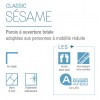 Classic Sésame Kinedo - Paroi de Douche à Ouverture Totale - Adaptée PMR
