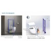 W40SP Watermatic - Cuvette WC Suspendue avec Broyeur Intégré