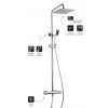 Colonne de Douche Thermostatique Hybride Confort Paini
