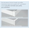 Smart Design S XXL Sans Seuil Kinedo - Porte de Douche Pliante