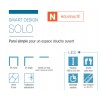 Paroi de Douche Smart Solo Kinedo H225 cm Verre Transparent