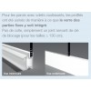 Smart Design 2P XXL Sans Seuil Kinedo - Verre Sérigraphié - Portes de Douche Pivotantes Intérieur / Extérieur