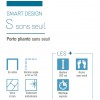 Smart S Sans Seuil Kinedo - Verre Transparent - Porte de Douche Pliante
