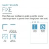 Smart Design Fixe Kinedo - Paroi de Douche Fixe