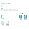 Smart P Kinedo - Porte de Douche Sérigraphiée Pivotante Intérieur / Extérieur
