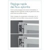 Smart P Kinedo - Porte de Douche Sérigraphiée Pivotante Intérieur / Extérieur