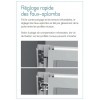 Smart A/P Kinedo Sans Seuil - Paroi Douche d'Angle Transparente et Pivotante Intérieur / Extérieur