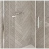 Smart A/P Kinedo Sans Seuil - Paroi Douche d'Angle Transparente et Pivotante Intérieur / Extérieur