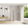 Smart A/P Kinedo Sans Seuil - Paroi Douche d'Angle Transparente et Pivotante Intérieur / Extérieur