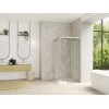 Smart A/C Kinedo Sans Seuil - Paroi Douche d'Angle Transparente et Coulissante