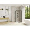 Smart A/C Kinedo Sans Seuil - Paroi Douche d'Angle Transparente et Coulissante
