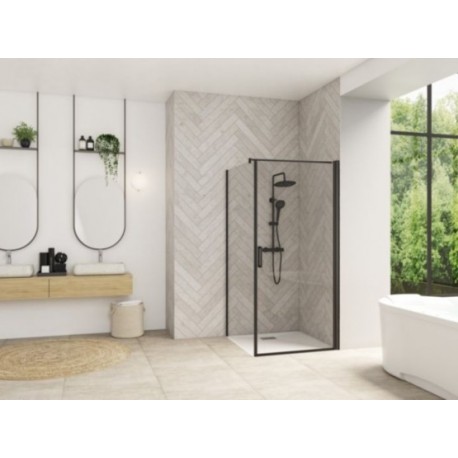 Smart Design Sans Seuil Fixe Kinedo - Paroi de Douche Fixe