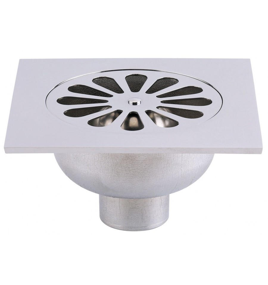 Tubulure extra-plate pour bonde lavabo, blanc, VALENTIN