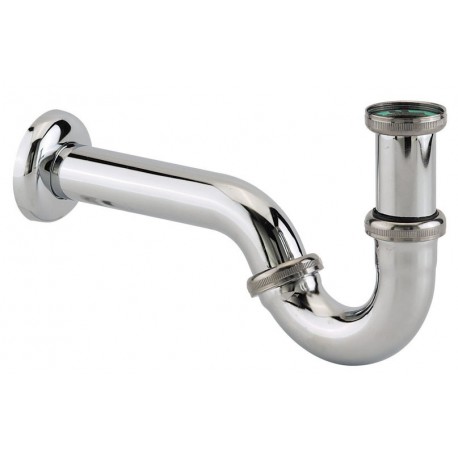 Siphon Bidet Tube Laiton Valentin - Sortie Murale