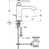 Mitigeur Lavabo Lady's Auburn 100 de Paini