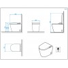 Pack Toilette WC Lavant Japonais au Sol In-Wash Inspira Roca