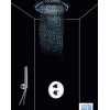 Ensemble de douche Rain Light Techno Cromo Païni