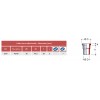 Douille d'évacuation droite avec collet mince ⌀32 ⌀40 mm DDH Nicoll