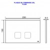 Pack WC Suspendu Sans Bride The Gap de Roca