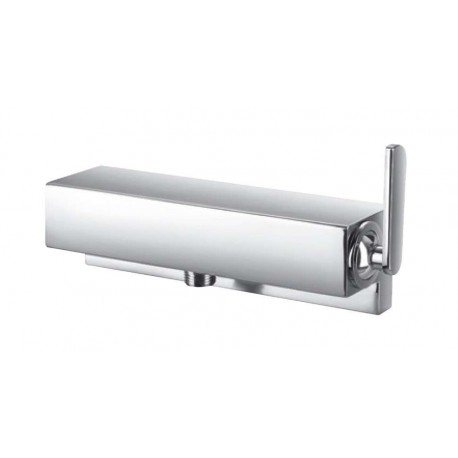 Support douche Luxe Fourche Laiton à VENTOUSE - Ø 75 mm