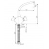 Mitigeur Evier Thermostatique Blade de Paini