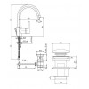 Mitigeur Lavabo à Bec Haut Mobile E1 C2 A2 U3 / Label GE3 de Paini France