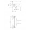 Mitigeur Douche Mural E1 - C2 - A2 - U3 / Label GE3 de Paini France
