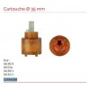 Cartouche Ø 35 mm 53956GM pour Mitigeurs de Paini france