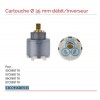 Cartouche Ø 35 mm 53CC956DEV35 Débit Inverseur pour Mitigeurs de Paini France