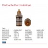 Cartouche Thermostatique 2959 pour Mitigeurs de Paini France