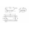 Baignoire BeCool Monoplace par Roca