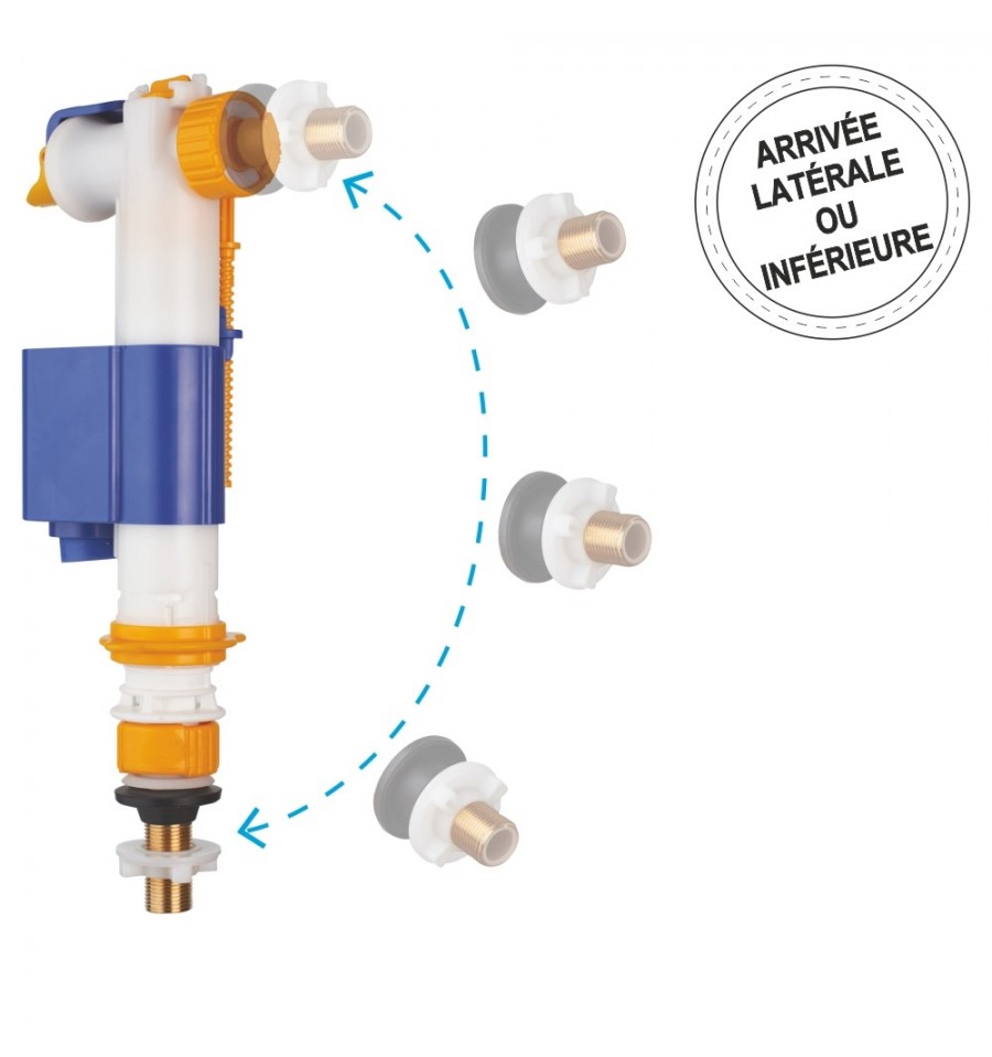 Mécanisme complet OPTIMA S avec robinet flotteur 95L - MECANISMES