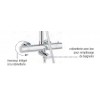 Combiné Bain Douche Thermostatique Elle & Lui Opiumg de Valentin