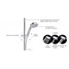 Colonne Douche Thermostatique Elle & Lui Opium 400 de Valentin