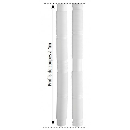 Tuyau Flexible PP 80 Isotip Joncoux pour Evacuation Fumées Chaudière à Condensation
