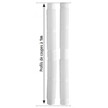 Tuyau Flexible PP 80 Isotip Joncoux pour Evacuation Fumées Chaudière à Condensation