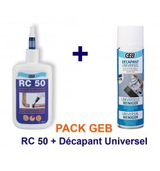 Pack GEB RC 50 et Décapant Universel pour Raccordement Cuivre Laiton SANS SOUDURE